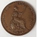 GREAT BRITAIN UK 1835/3 . FARTHING .  VARIETY . OVERDATE
